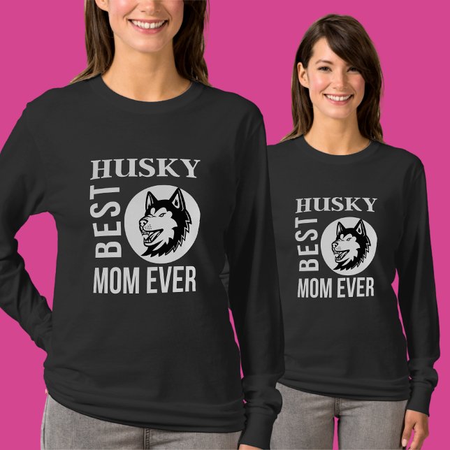 Husky Mum, Dog Mum, Husky Gift T-Shirt (Creator Uploaded)