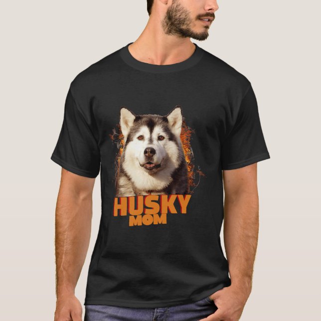 Husky Mum Essential     T-Shirt (Front)