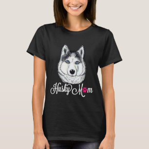 Husky Mum  For Women Fitted T-Shirt