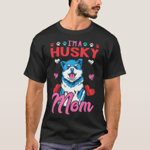 Husky Mum Shirt Pit Bull Dog Mama Pittie Gift