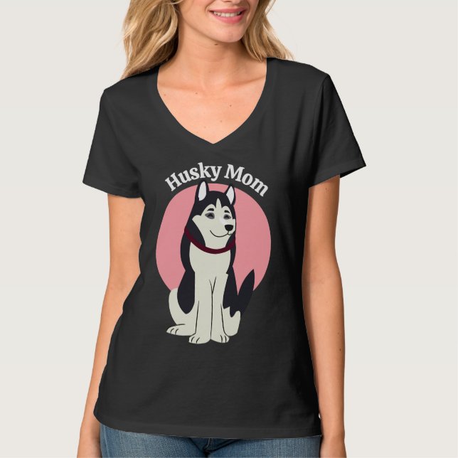 Husky Mum                                          T-Shirt (Front)