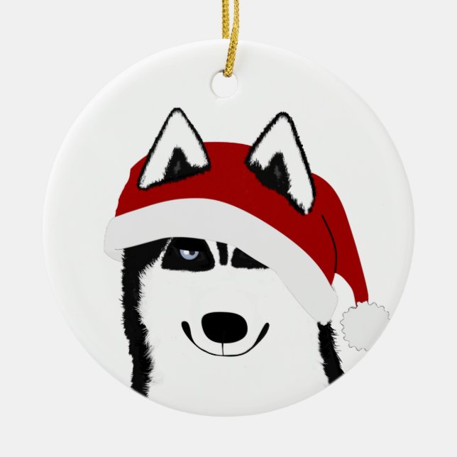 Husky Ornament (Front)