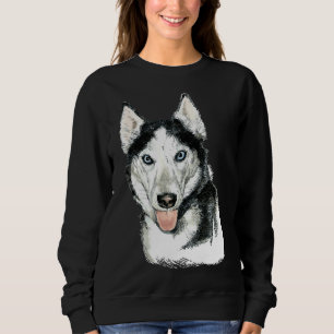 Husky   Paint Sweatshirt