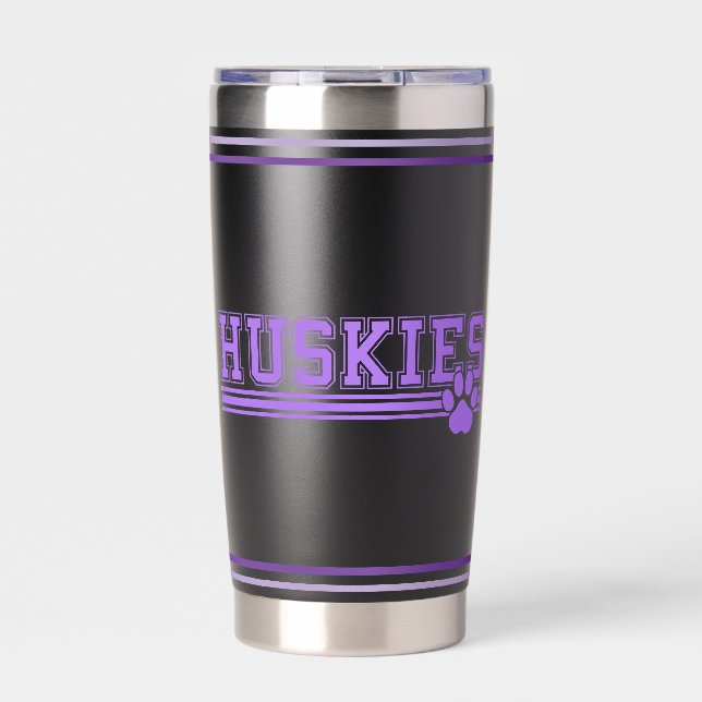 Husky Paw Insulated Tumbler (Front)
