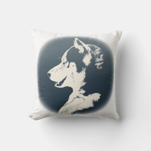 Husky Pillow Siberian Husky Malamute Gifts