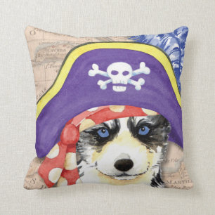 Husky Pirate Cushion