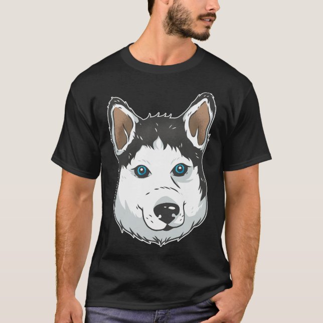 Husky Puppy Essential T-Shirt (Front)