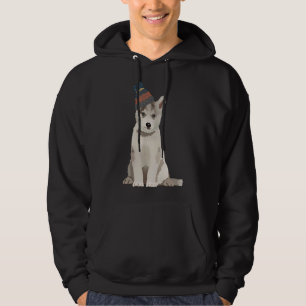 Husky Puppy Hoodie