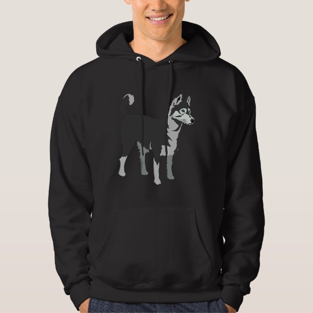 Husky Puppy                                        Hoodie (Front)