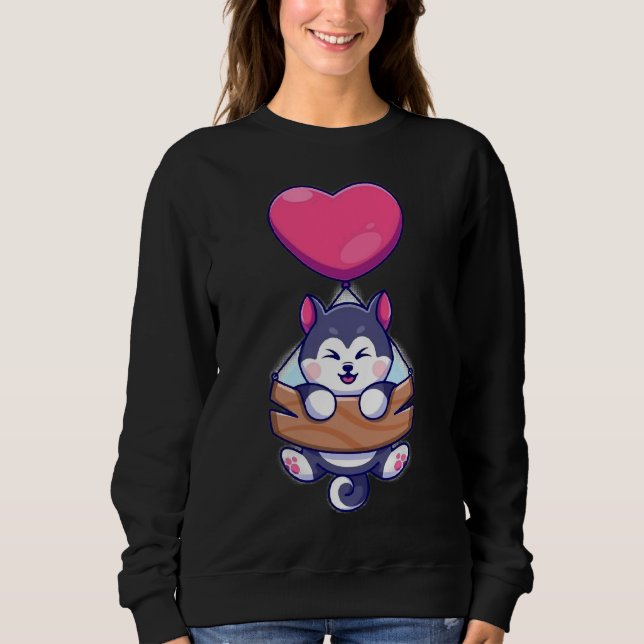 Husky Puppy                                        Sweatshirt (Front)