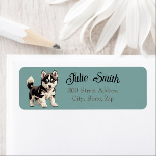 Husky Return Address Label