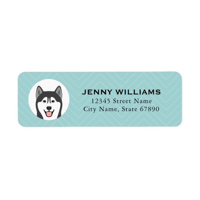 Husky Return Address Labels (Front)