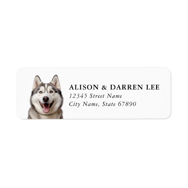 Husky Return Address Labels (Front)