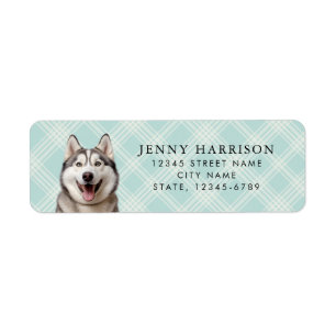 Husky Return Address Labels