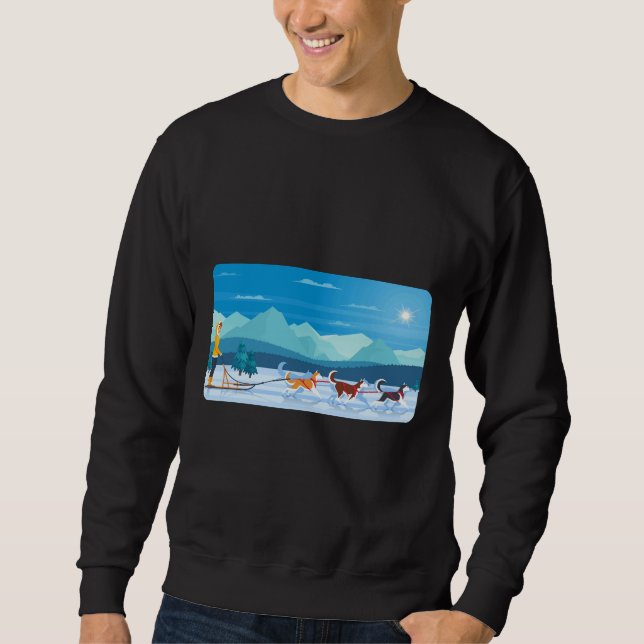 Husky Riding Style Sweatshirt (Front)