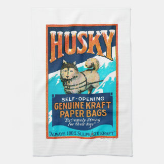 Husky Self-Opening Genuine Kraft Paper Bags Tea Towel