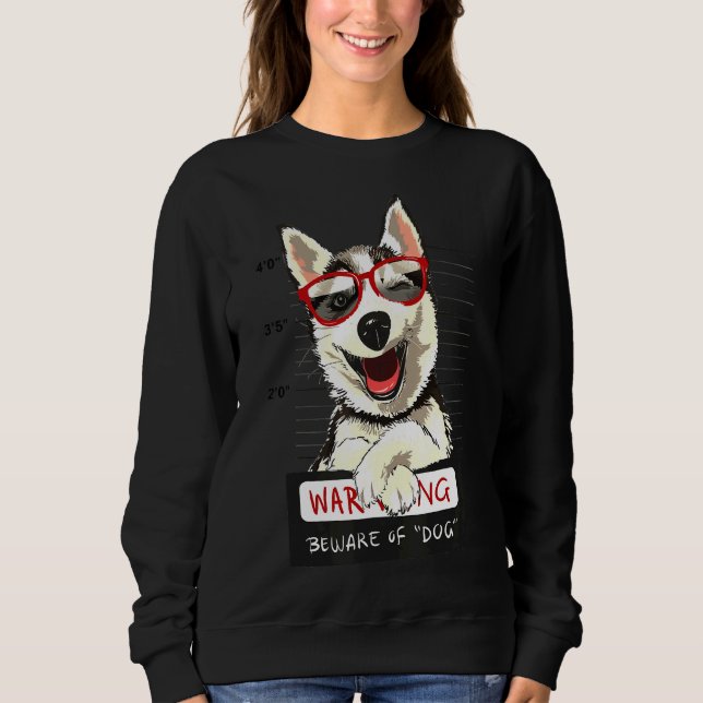 Husky Siberian Husky Sweatshirt (Front)