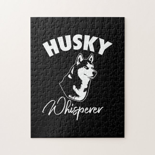 Husky Siberian Whisperer Jigsaw Puzzle (Vertical)