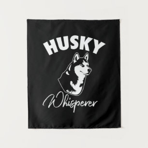 Husky Siberian Whisperer Tapestry