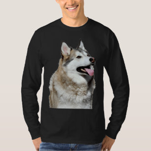 Husky Sitting T-Shirt