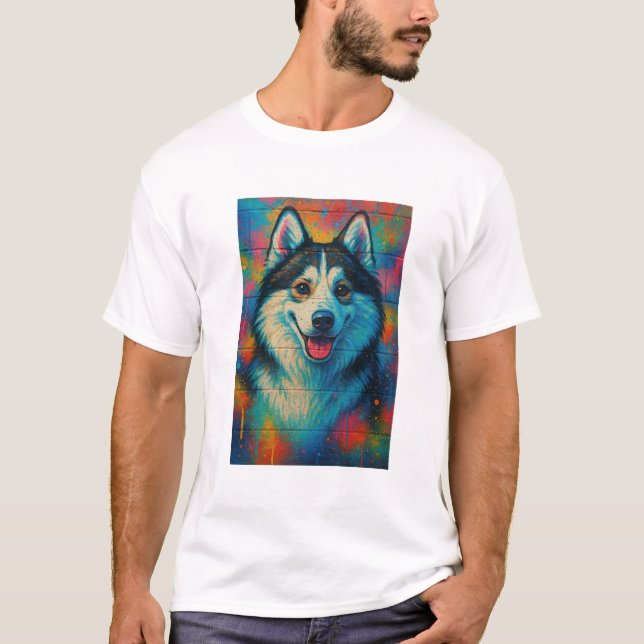 Husky Spectrum  T-Shirt (Front)