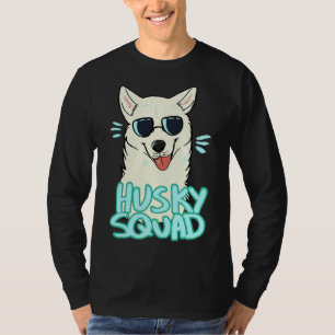 Husky Squad White T-Shirt