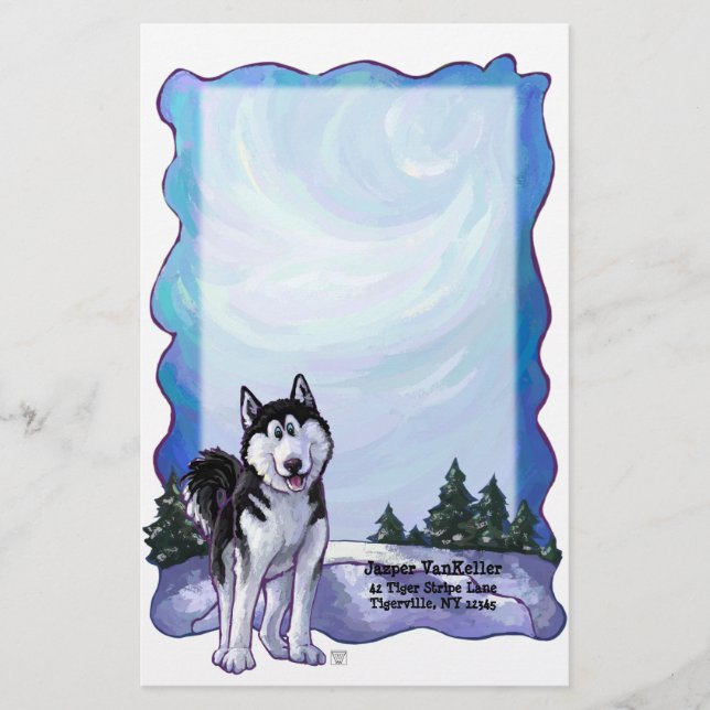 Husky Stationery (Front)