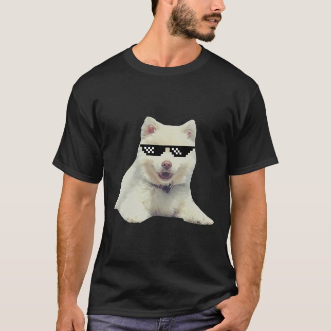 Husky Stickers T-Shirt (Front)