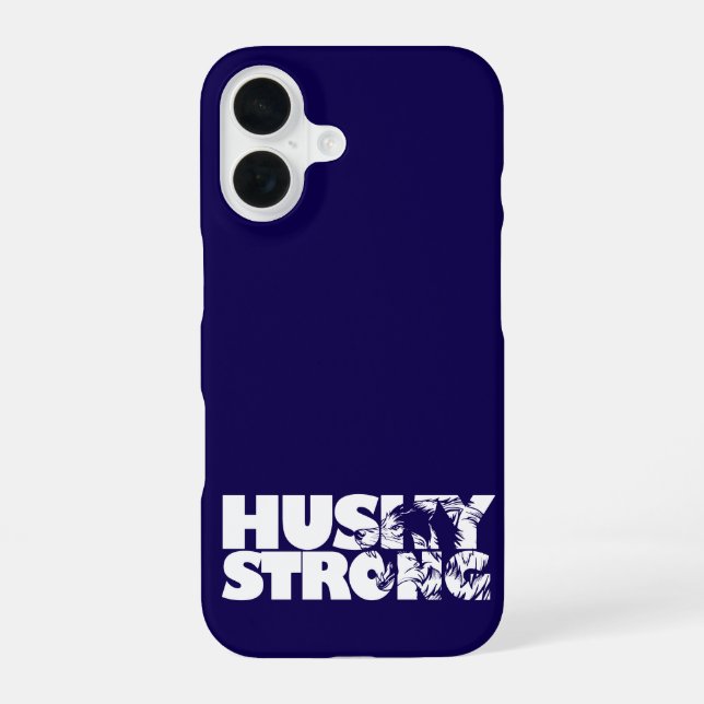 Husky Strong iPhone 16 Case (Back)