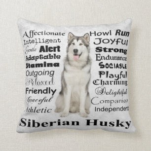 Husky Traits Pillow