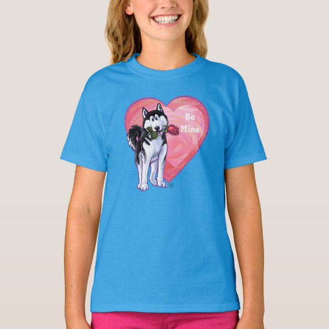 Husky Valentine's Day T-Shirt (Front)