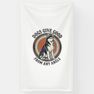 Husky Wordplay Tee Vintage Engraving Dog Quote Des Banner