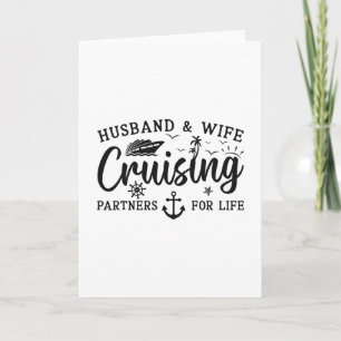 Husnd And Wife Cruise 2025 Matching Couple Cruisin Card