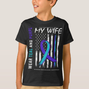 Husnd In Memory Of Wife Suicide Awareness Preventi T-Shirt