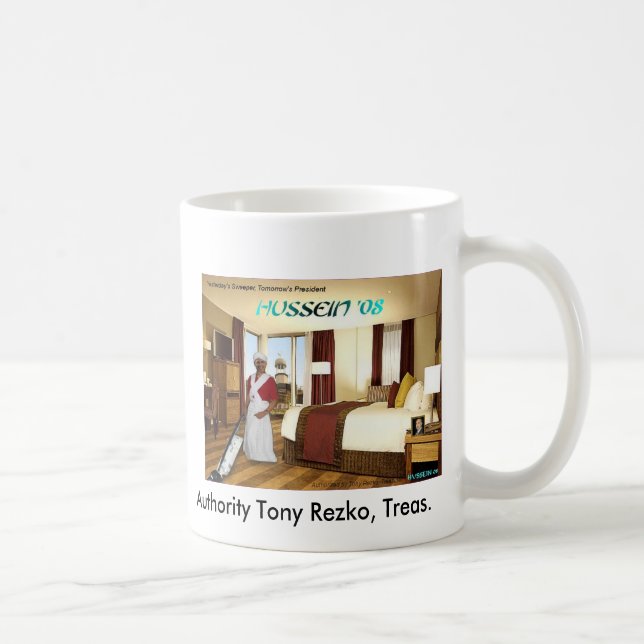 HUSSEIN '08 - Customised - Customised Coffee Mug (Right)