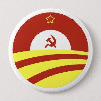 Hussein Obama says: Spread The Wealth 10 Cm Round Badge