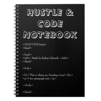 Hustle And Code Notebook