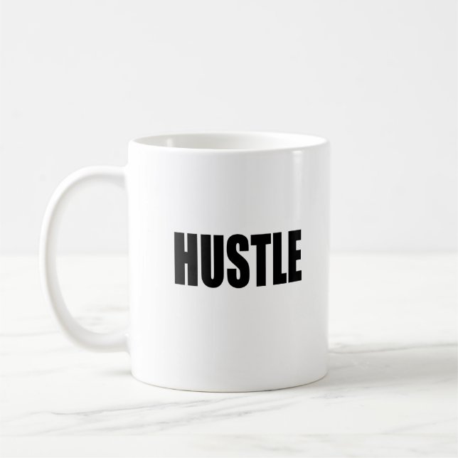 HUSTLE COFFEE MUG (Left)