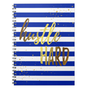 Hustle Hard Spiral Notebook