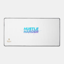 Hustle Harder - Motivational Mouse Pad Modern