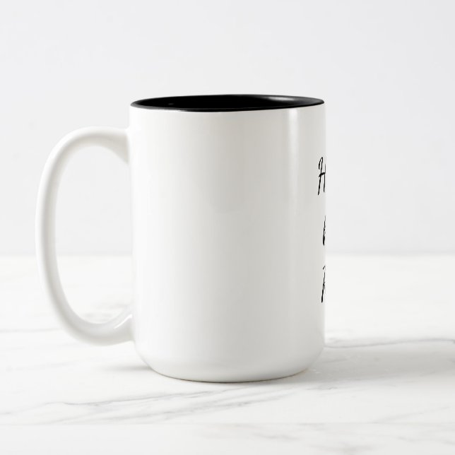 Hustle Heart Repeat Motivational Mug – Inspiration (Left)