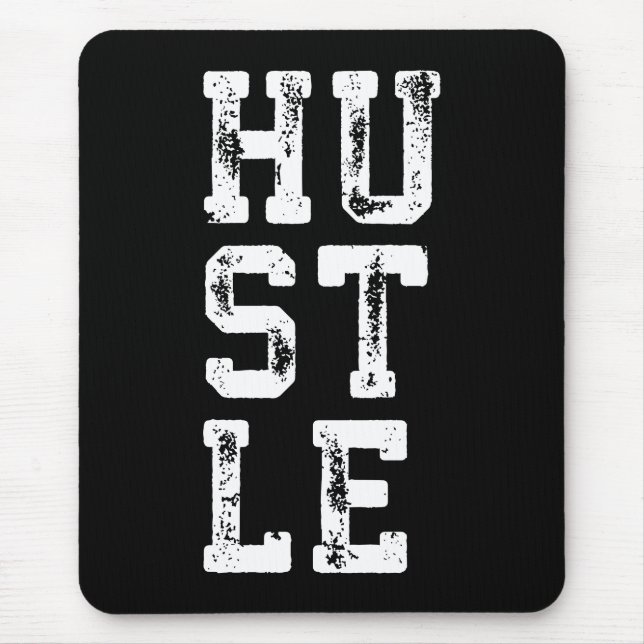 HUSTLE - Inspirational Mouse Pad (Front)