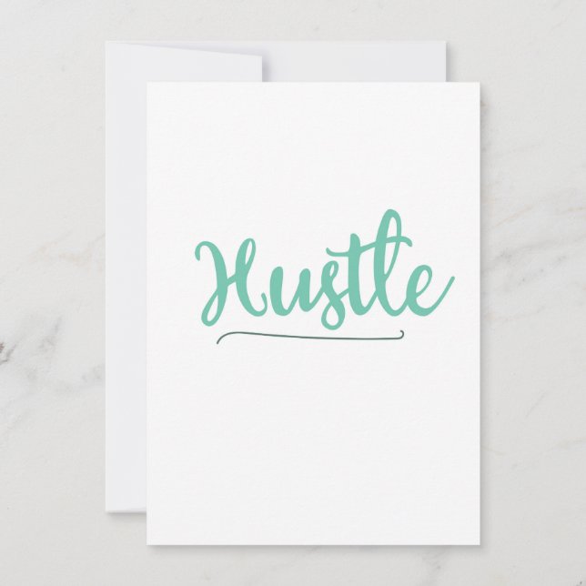 Hustle Invitation (Back)