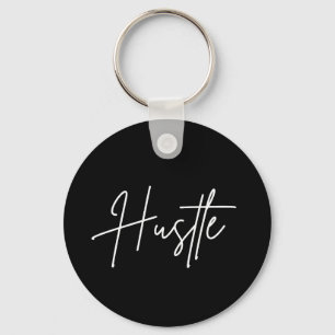 Hustle Keychain – Modern Minimal Design