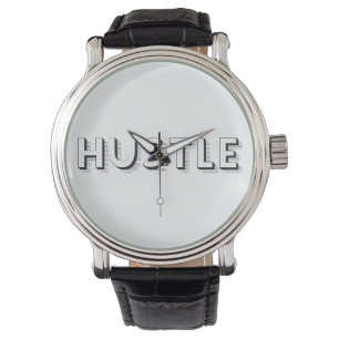 Hustle Modern Typography Watch
