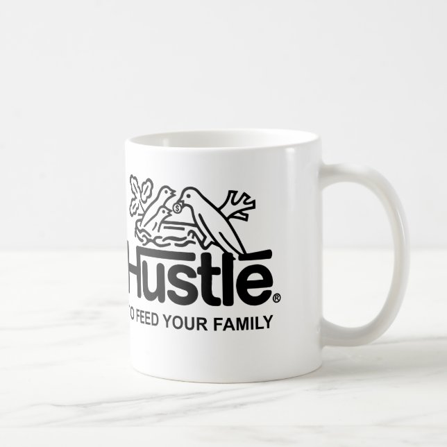 Hustle - motivation mug (Right)