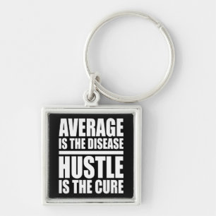 Hustle - Motivational Key Ring