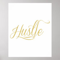 Hustle Motivational Poster