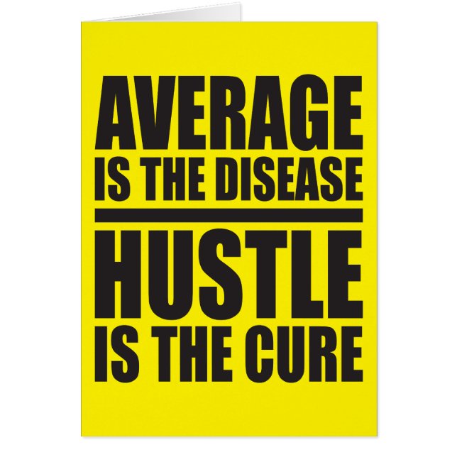 Hustle - Motivational Words (Front)