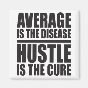 Hustle - Motivational Words Magnet